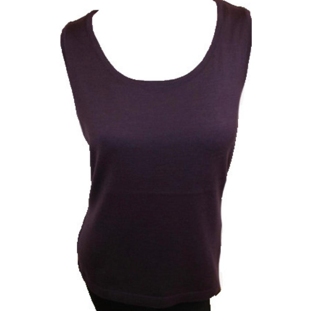 NEW ANGEL bra-friendly tank top in plum